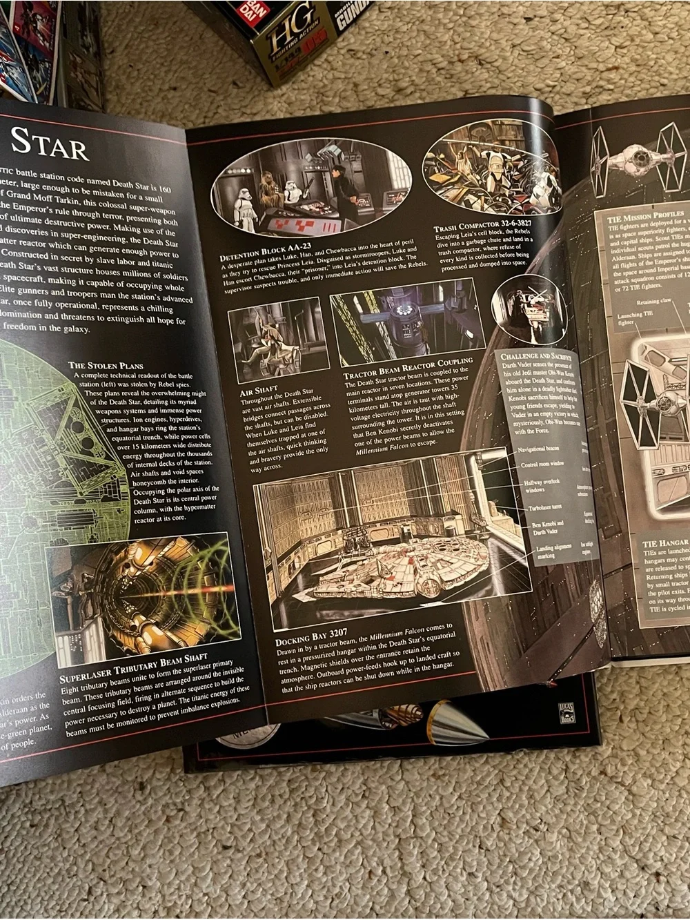 Star Wars Episode I & Incredible Cross-Sections Hardcover Books - Black
